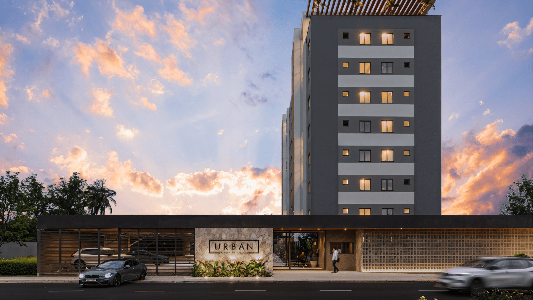 Fachada do empreendimento Urban